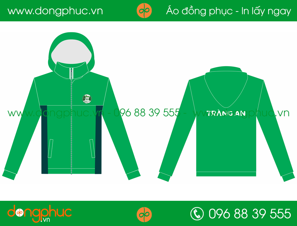 Áo khoác gió đồng phục công ty Tràng An